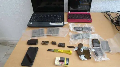 Material incautado durante la operaci&oacute;n (MINISTERIO DEL INTERIOR)