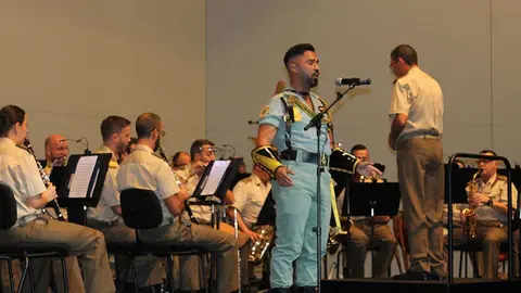 Concierto de la Legi&oacute;n, banda Comgeceu / Archivo