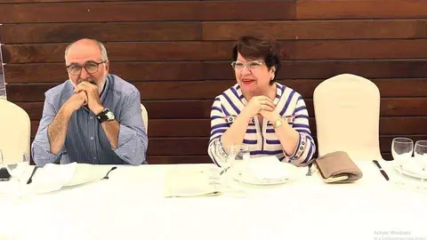 La delegada del Gobierno, Salvadora Mateos, junto a su jefe de gabinete, Juan Hern&aacute;ndez (C.A./ARCHIVO)