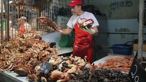 Puesto en el Mercado Central (C.A./ARCHIVO)