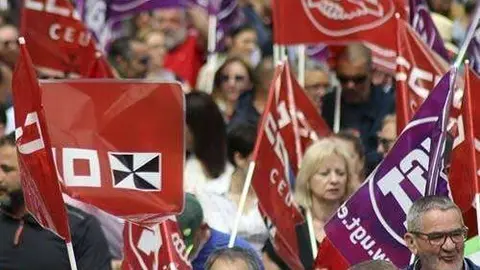 sindicalistas primero de mayo