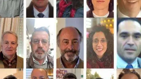 Miembros de la candidatura liderada por Gallego (CEDIDA)