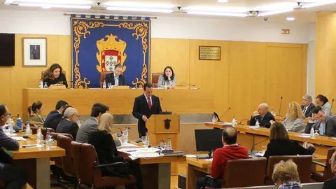 Un momento del pleno que se est&aacute; celebrando esta ma&ntilde;ana (C.A.)