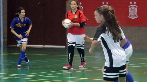 Partido de una de las selecciones ceut&iacute;es de f&uacute;tbol sala (FFCE)