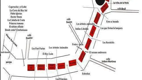 Recorrido de la Cabalgata de Carnaval (REPRODUCCI&Oacute;N)