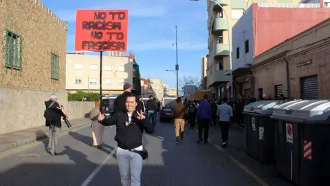 MANIFESTACI&Oacute;N CONTRA EL RACISMO