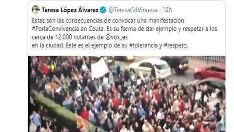 vox manifestaci&oacute;n
