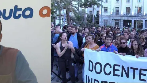 Claudio Tinoco, en la redacci&oacute;n de Ceuta Actualidad (C.A.)