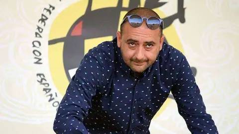 El presidente de la A.D. Ceuta, Luhay Hamido (PEPE SEGURA)