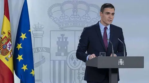 El presidente del Gobierno, Pedro S&aacute;nchez (MONCLOA) decreto estado de alarma