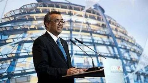 El director general de la Organizaci&oacute;n Mundial de la Salud (OMS), Tedros Adhanom Ghebreyesus