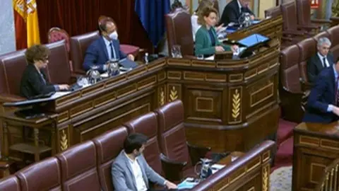 Instant&aacute;nea del pleno del Congreso celebrado hoy