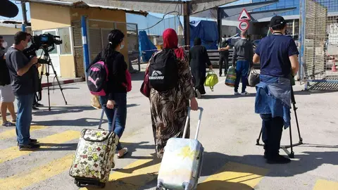 repatriados marroqu&iacute;es frontera