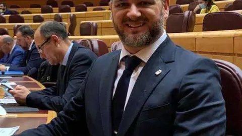 David Mu&ntilde;oz, en el Senado (CEDIDA)