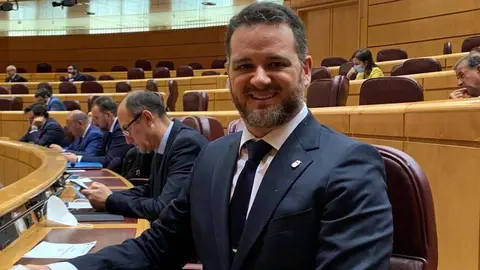 David Mu&ntilde;oz, en el Senado (CEDIDA)