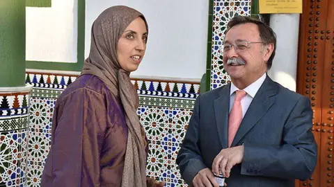 F&aacute;tima Hamed y Juan Vivas (C.A./ARCHIVO)