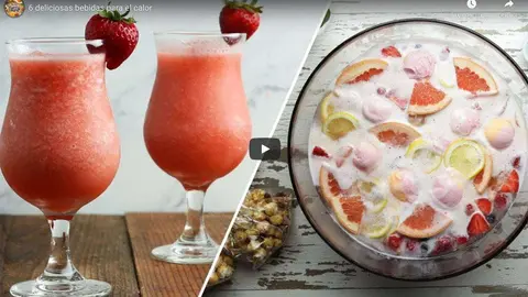  &iexcl;No pases calor! 6 deliciosas bebidas refrescantes para el verano 