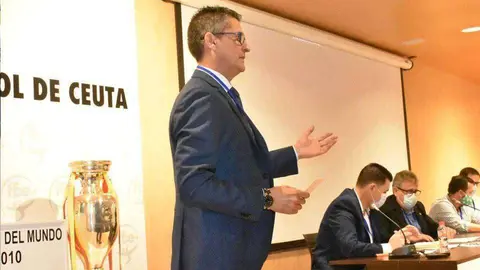 Garc&iacute;a Gaona, durante su intervenci&oacute;n hoy en el acto electoral (FFCE)
