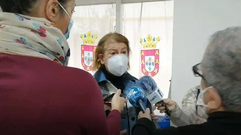 Benarroch, durante su comparecencia de esta ma&ntilde;ana ante la prensa (C.A.)