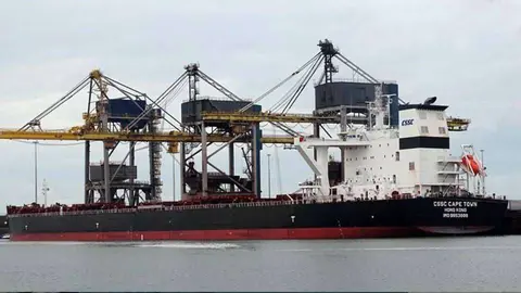 El buque "CSSC Cape Town" (MARINE TRAFFIC)