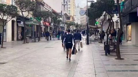 calle viandantes