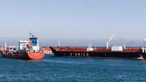 El "Ciego di Gaeta", atracado a puerto (AUTORIDAD PORTUARIA)