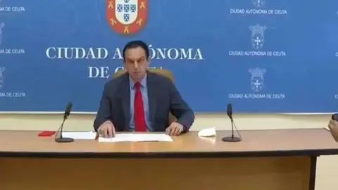 Hern&aacute;ndez, durante la rueda de prensa (CEDIDA)
