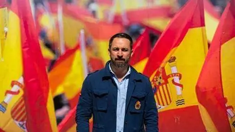 El presidente de Vox, Santiago Abascal