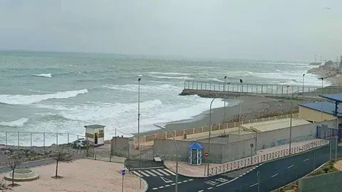 Frontera y playa de El Tarajal (C.A.)
