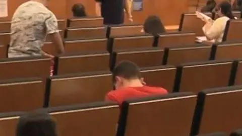Estudiantes en el examen de acceso a la Universidad celebrado el d&iacute;a 15 en el Campus (C.A.) SELECTIVIDAD