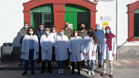 Los trabajadores del Plan de Empleo asignados al Archivo Militar (COMANDANCIA GENERAL)