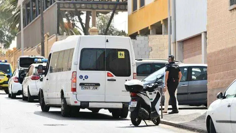 Un polic&iacute;a local, a las puertas del Santa Amelia (C.A.)