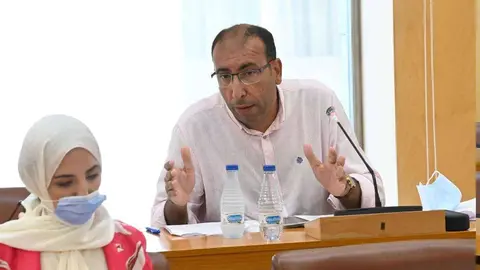 Mohamed Al&iacute;, durante la sesi&oacute;n plenaria (CEDIDA)