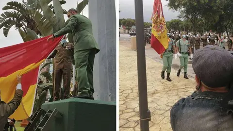 acto fiesta nacional bandera