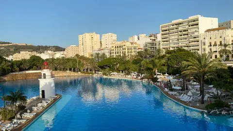Interior del parque Mar&iacute;timo del Mediterr&aacute;neo