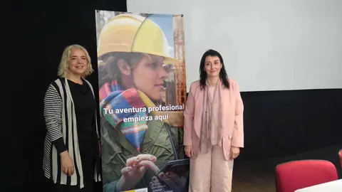 <strong>Mar&iacute;a G&oacute;mez Ortueta</strong>, directora de la Unidad de Formaci&oacute;n Profesional y <strong>Europass</strong> del <strong>SEPIE</strong>, y <strong>Yolanda Rodr&iacute;guez,</strong> directora provincial del <strong>MEFP</strong>