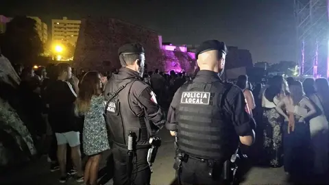 UIR en las Murallas dispositivo para los conciertos de verano