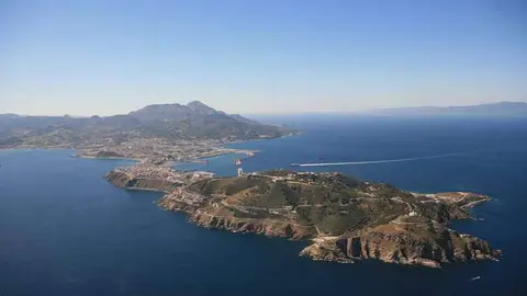 Vistas a&eacute;reas y panor&aacute;micas de Ceuta