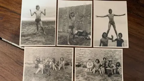 Fotos antiguas de Ceuta en un libro de viejo