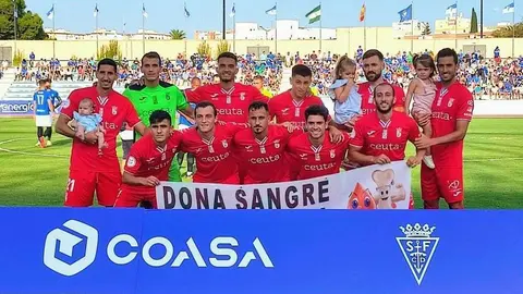 Primer once titular de la AD Ceuta en la Primera RFEF
