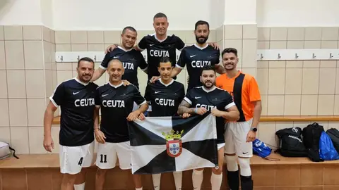 Equipo de f&uacute;tbol sala de la Autoridad Portuaria de Ceuta