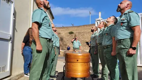 Despida y homenaje de la Legi&oacute;n a la Dama Nayra Solero