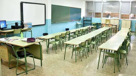 Aula del colegio Ortega y Gasset (ARCHIVO)