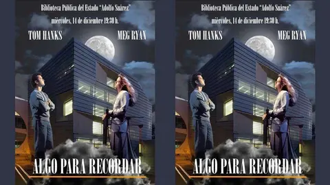 Cartel anunciador de la velada cinematogr&aacute;fica de &laquo;Beber de Cine&raquo; (REPRODUCCI&Oacute;N)