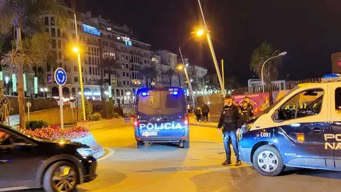 Dispositivo de la Polic&iacute;a Nacional tras el partido Espa&ntilde;a - Marruecos&nbsp;