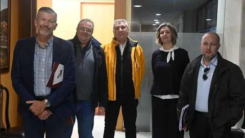 Representaci&oacute;n de la CECE que se reuni&oacute; el pasado mi&eacute;rcoles con el presidente Vivas (CEDIDA)