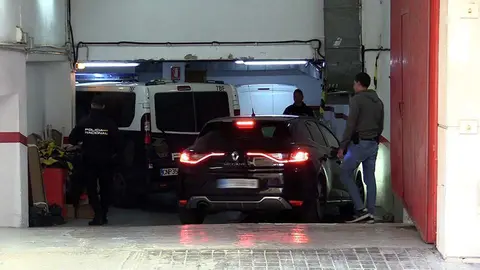  Entrada del veh&iacute;culo camuflado de la Guardia Civil en el que viajaba Javier Guerrero 