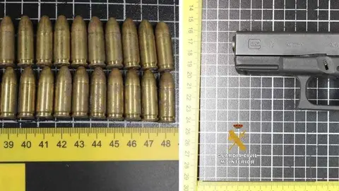 pistola glock munici&oacute;n