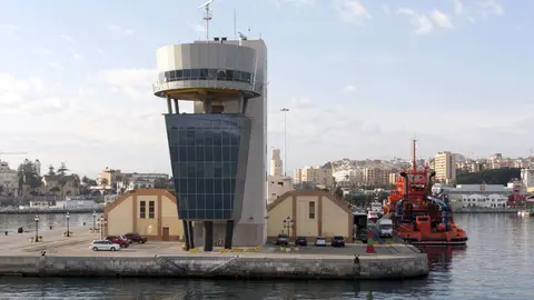 Torre de control, puerto de Ceuta