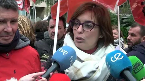 La secretaria general del Sector de la AGE de CCOO, Elisa Fern&aacute;ndez (C.A.)